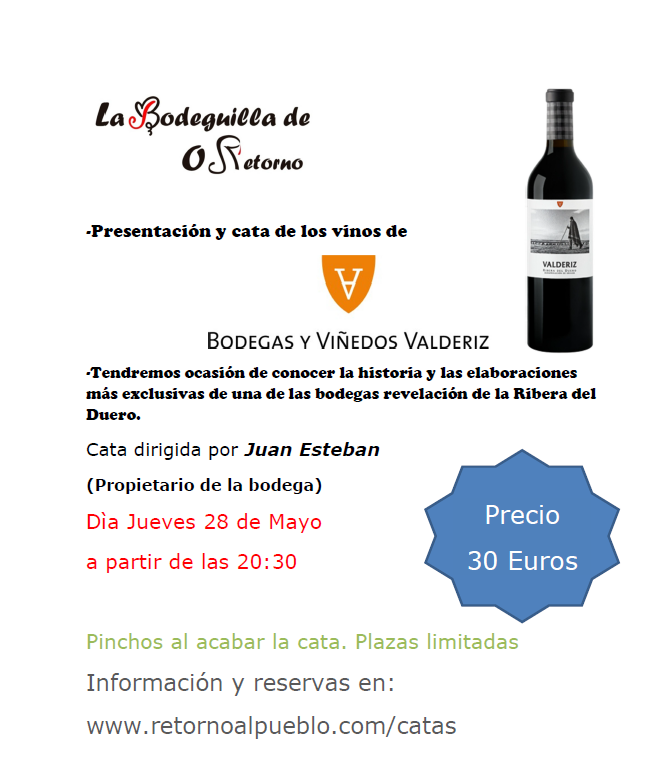 Cata exclusiva Bodegas y Viñedos Valderiz – Ribera del Duero